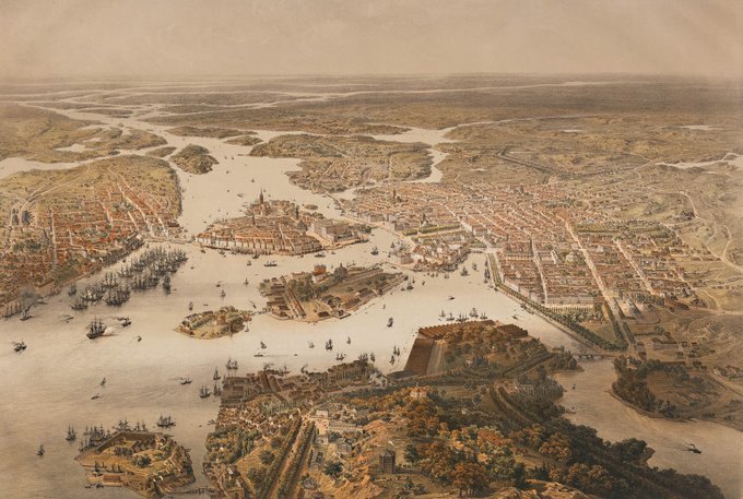 Stockholm'e uçan kuşbakışı fotoğrafı