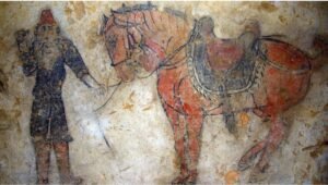 Moğolistan Shoroon Bumbagar Kurganı’ndan Göktürk Atlıları